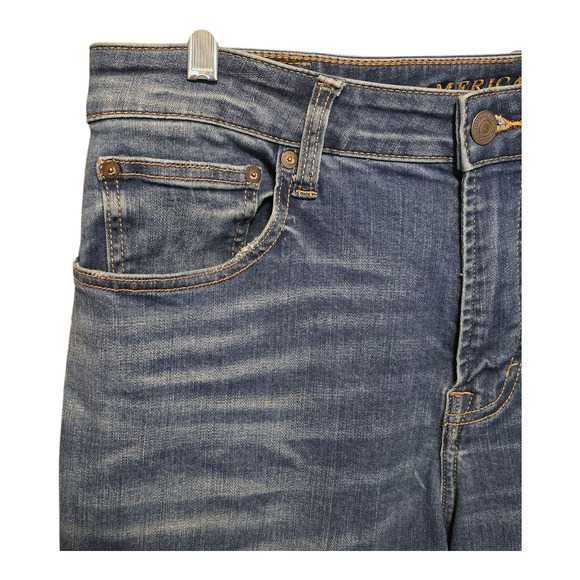American Eagle Jeans Mens Size 34x30 Blue Original Boot Next Level Flex Normcore - Picture 12 of 16